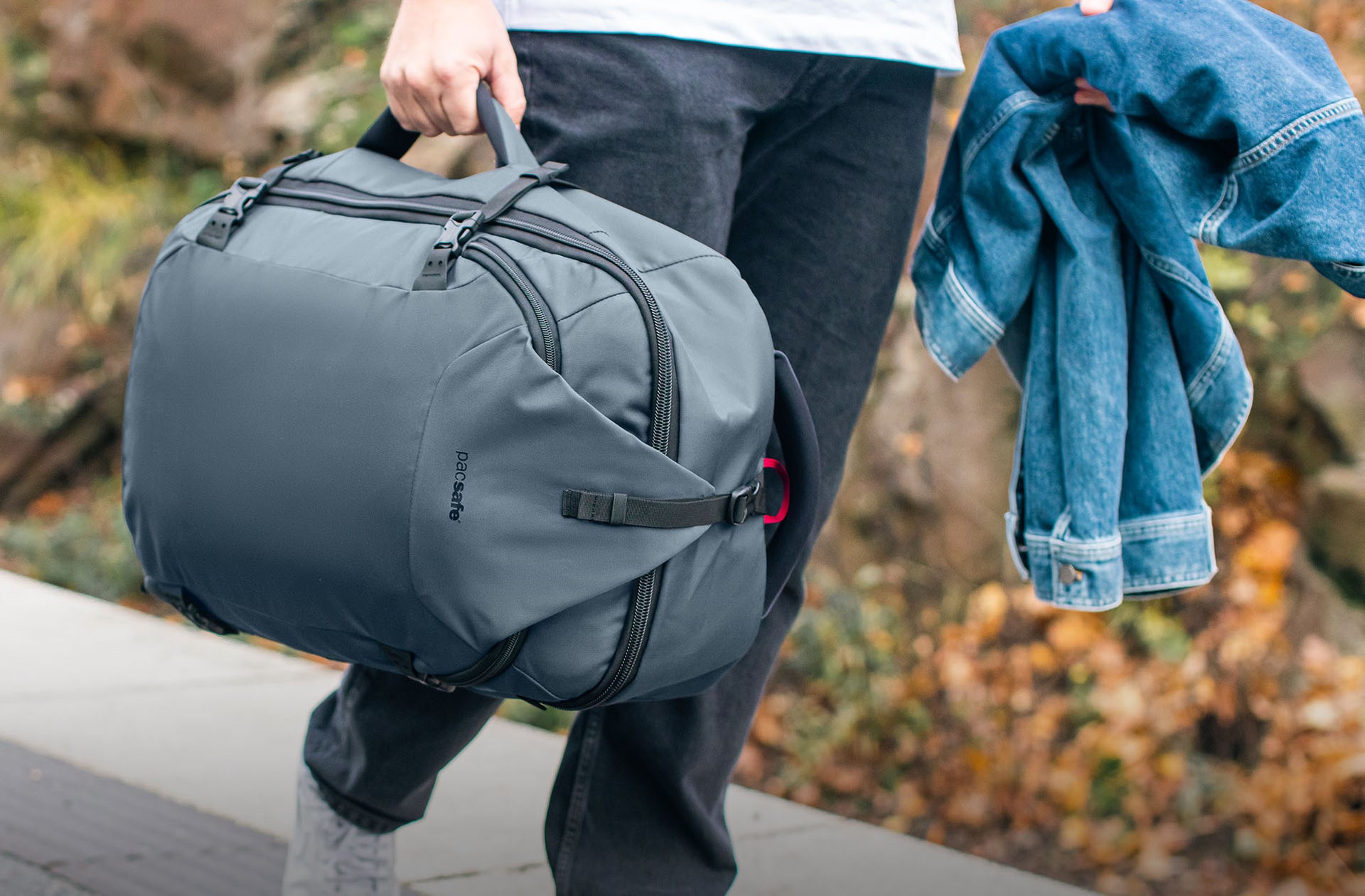 anti theft travel backpack uk Buy Anti-theft Waterproof Faux Leather with USB Port Wolph Pacsafe - Official UK Shop