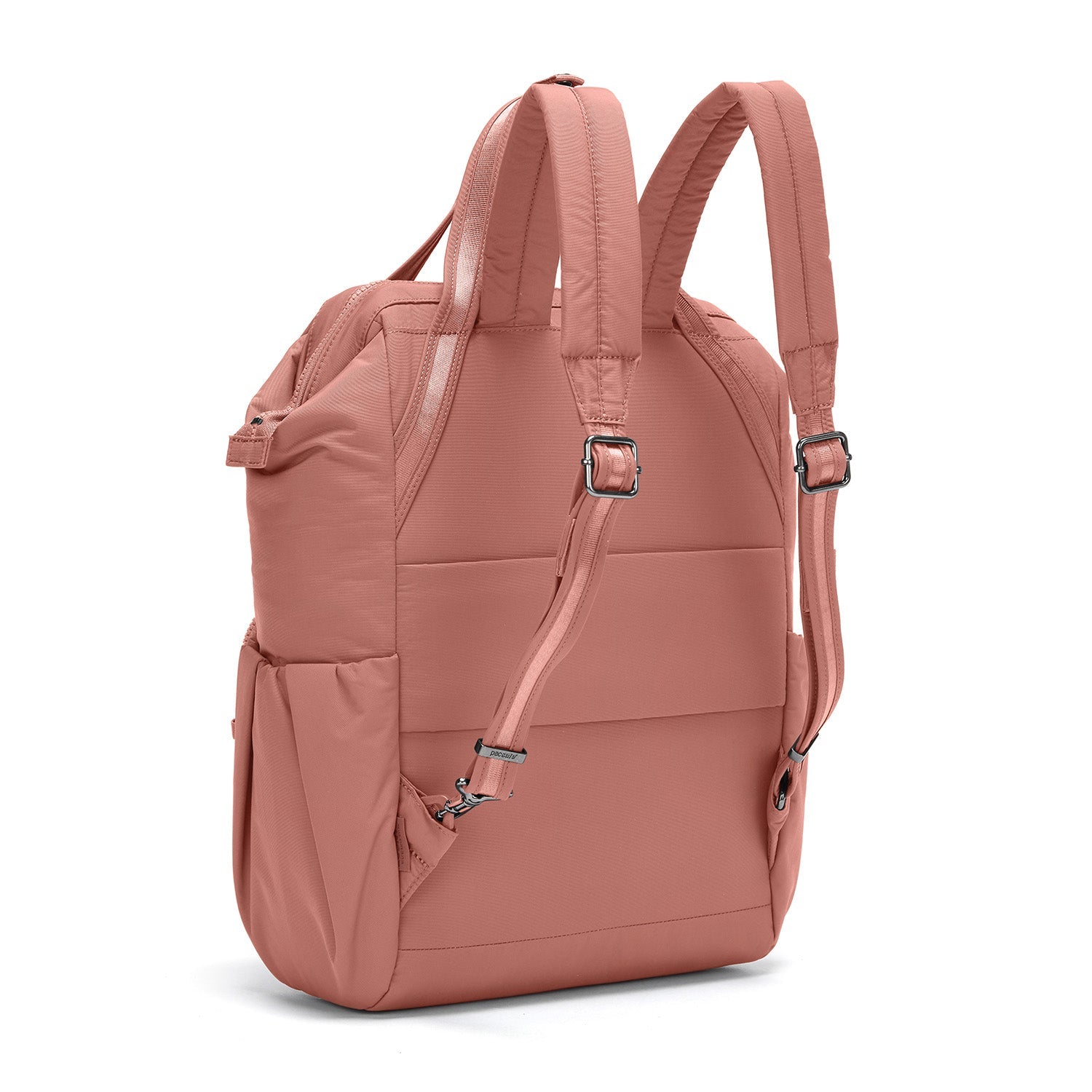 Pink anti theft backpack online