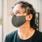 Protective & Reusable Silver iON Face Mask, Silver Gray