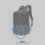 Pacsafe® X 25L anti-theft backpack, Slate