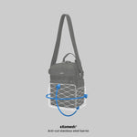 Pacsafe® X anti-theft vertical crossbody, Slate
