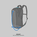 Pacsafe® ECO 25L anti-theft backpack, Gravity Gray
