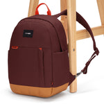 Pacsafe® GO 15L anti-theft backpack, Garnet Red