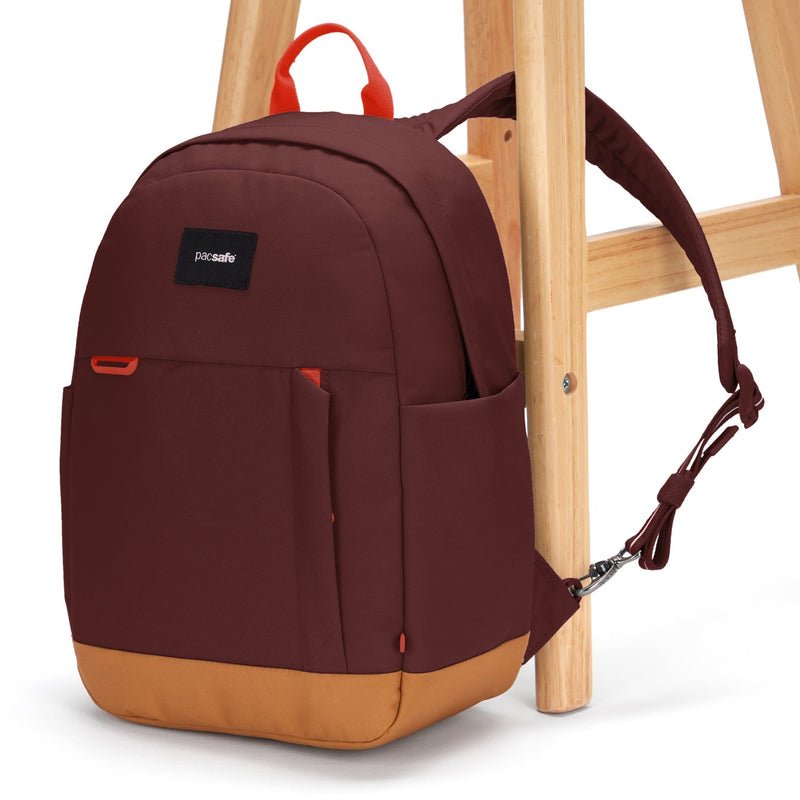 Pacsafe® GO 15L anti-theft backpack, Garnet Red