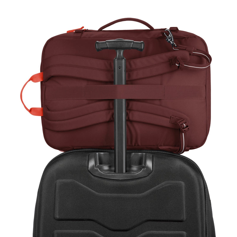 Pacsafe® GO 34L anti-theft carryon backpack, Garnet Red