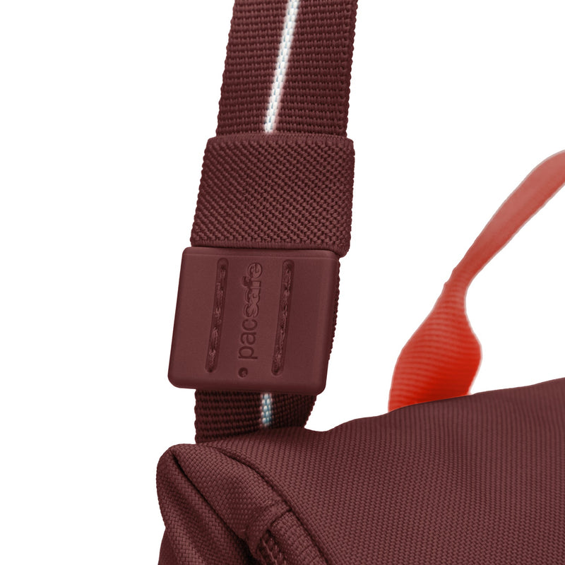 Pacsafe® GO Anti Theft Saddle Crossbody, Garnet Red