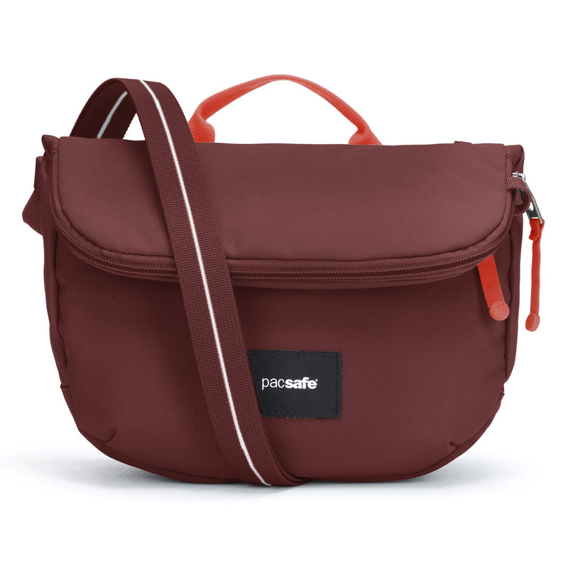 Pacsafe® GO Anti Theft Saddle Crossbody, Garnet Red