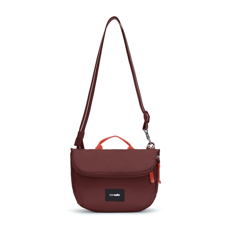 Pacsafe® GO Anti Theft Saddle Crossbody, Garnet Red