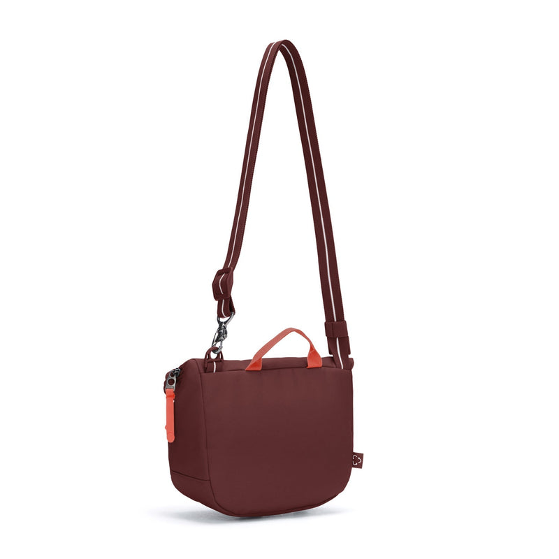Pacsafe® GO Anti Theft Saddle Crossbody, Garnet Red