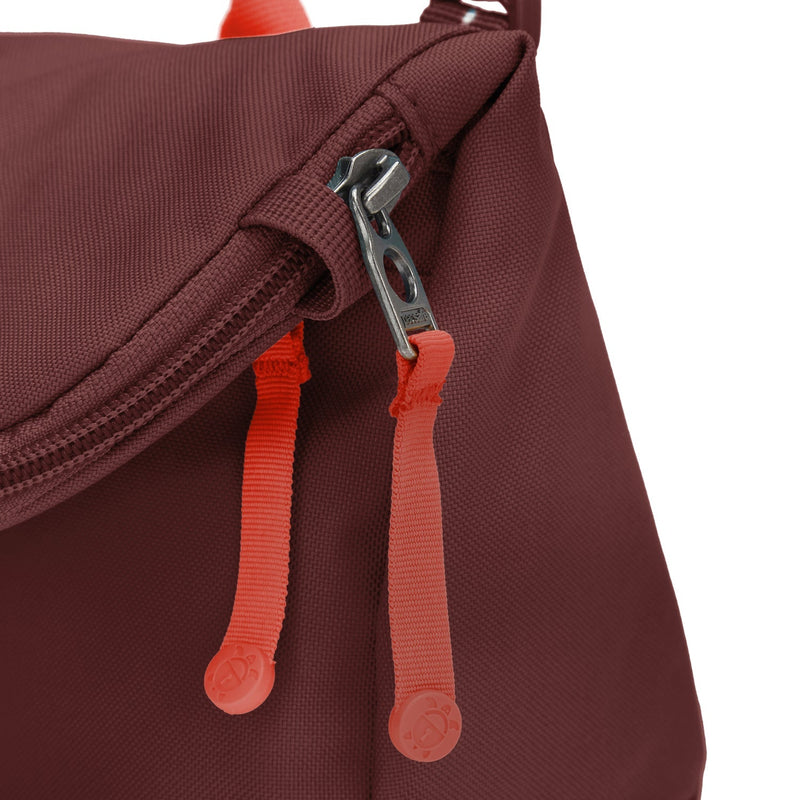 Pacsafe® GO Anti Theft Saddle Crossbody, Garnet Red