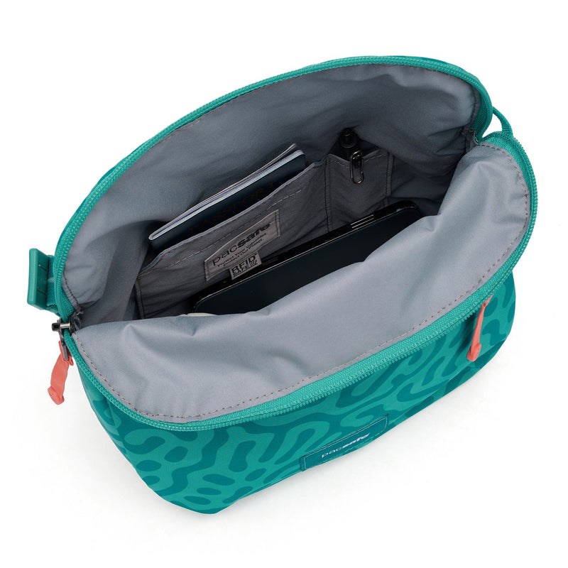 Pacsafe® GO Anti Theft Saddle Crossbody, Reef