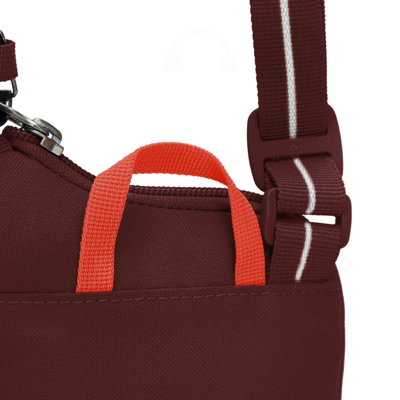 Pacsafe® GO anti-theft tech crossbody, Garnet Red