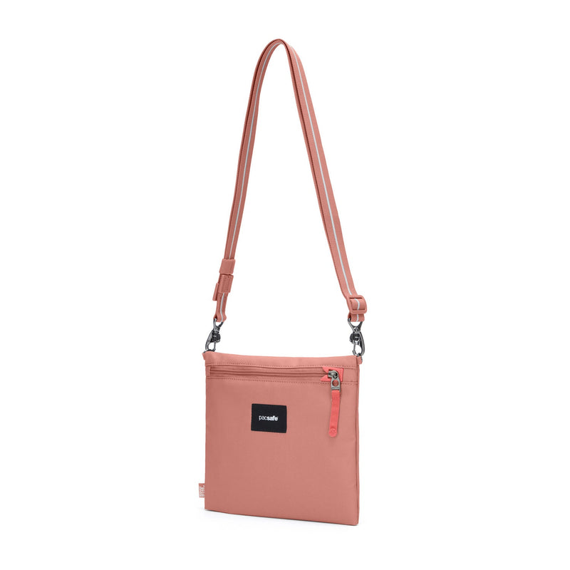 Pacsafe® GO anti-theft crossbody pouch, Rose