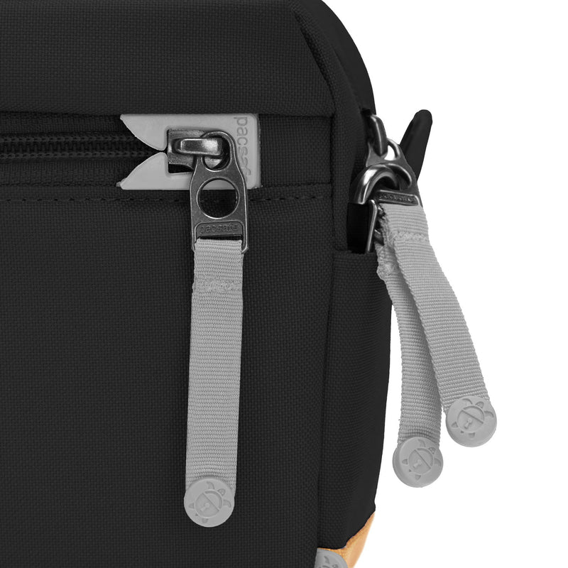 Pacsafe® GO anti-theft crossbody bag, Jet Black