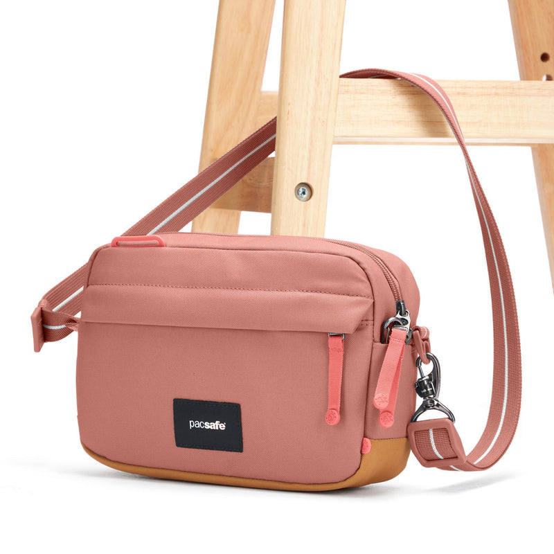 Pacsafe® GO anti-theft crossbody bag, Rose