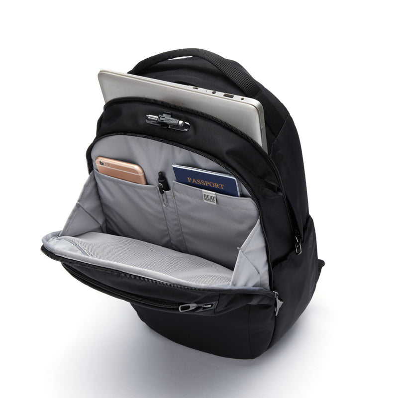 Pacsafe® V 26L anti-theft tour backpack, Jet Black