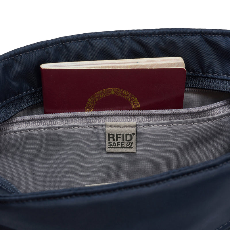 Pacsafe® W anti-theft crossbody, Navy