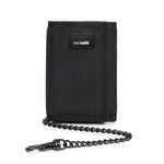 Pacsafe® RFIDsafe™ Z50 RFID blocking trifold wallet, Black