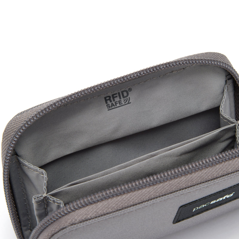 Pacsafe® RFIDsafe™ RFID blocking card wallet, Stone