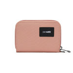 Pacsafe® RFIDsafe™ RFID blocking card wallet, Rose