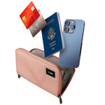 Pacsafe® RFIDsafe™ RFID blocking continental wallet, Garnet Red
