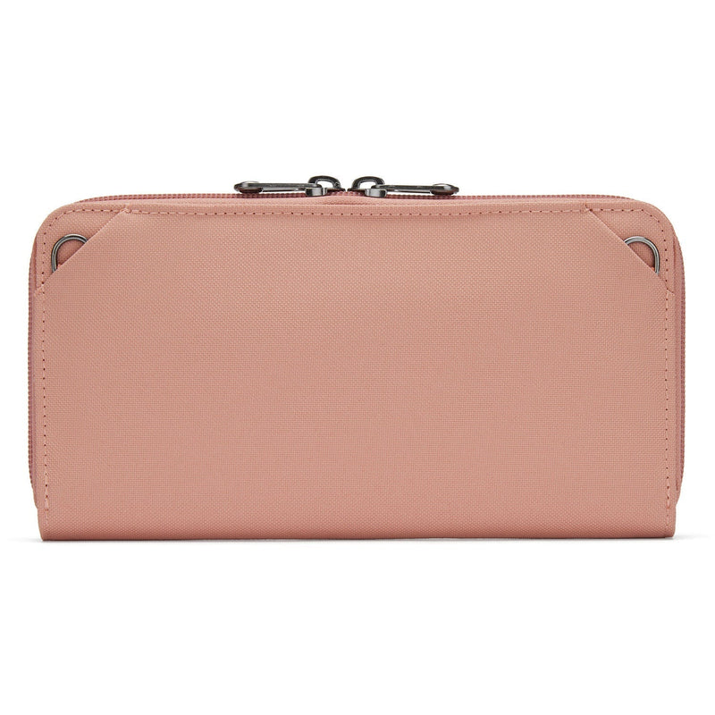 Pacsafe® RFIDsafe™ RFID blocking continental wallet, Rose
