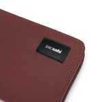 Pacsafe® RFIDsafe™ RFID blocking continental wallet, Garnet Red