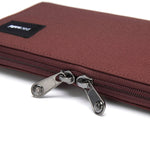 Pacsafe® RFIDsafe™ RFID blocking continental wallet, Garnet Red