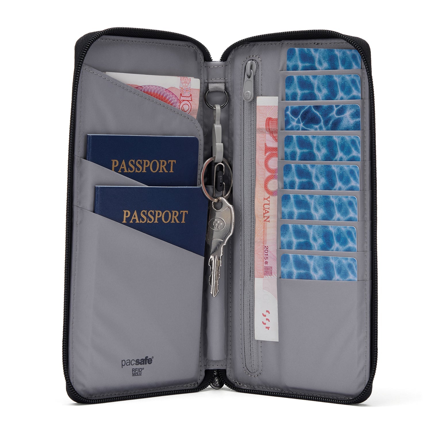 Product image of Pacsafe® RFIDsafe™ RFID blocking travel wallet