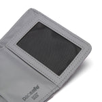 Pacsafe® RFIDsafe™ RFID blocking trifold wallet, Stone