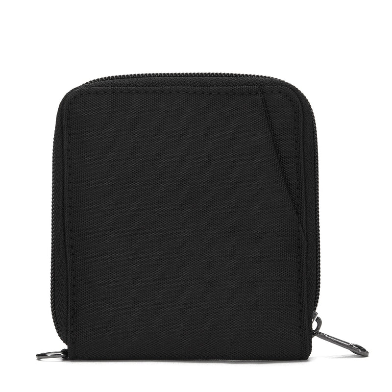 Pacsafe® RFIDsafe™ RFID blocking zip around wallet, Black
