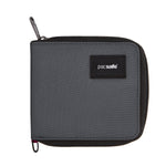 Pacsafe® RFIDsafe™ RFID blocking zip around wallet, Slate