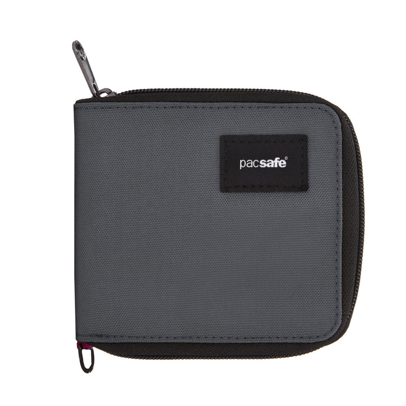 Pacsafe® RFIDsafe™ RFID blocking zip around wallet, Slate