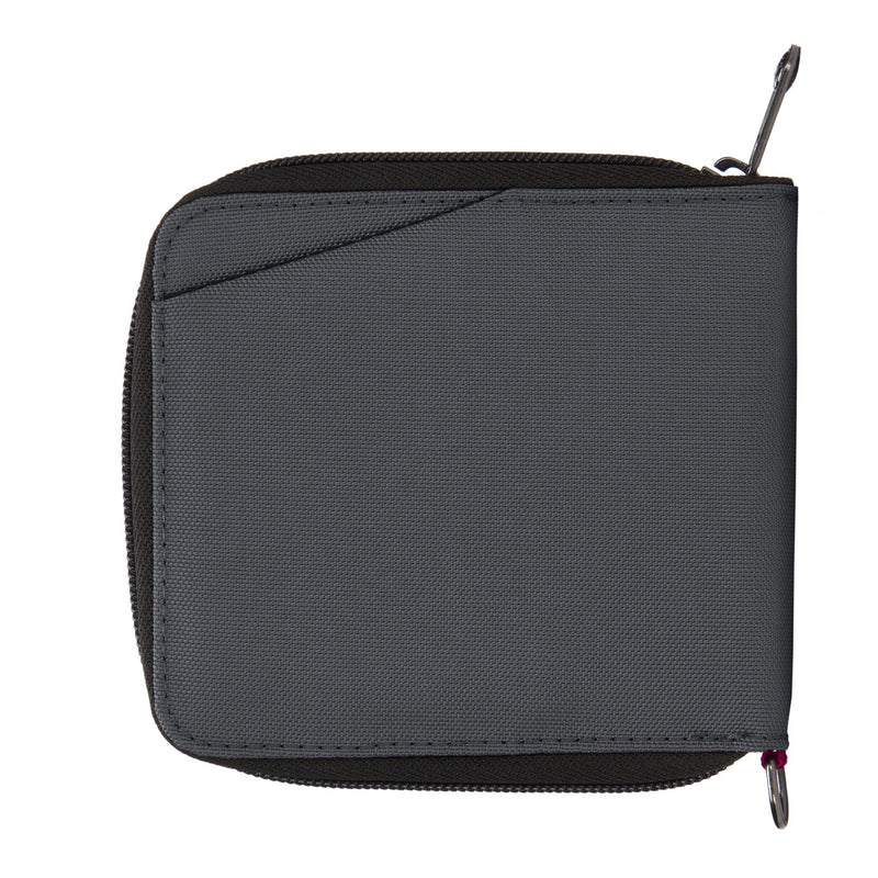 Pacsafe® RFIDsafe™ RFID blocking zip around wallet, Slate
