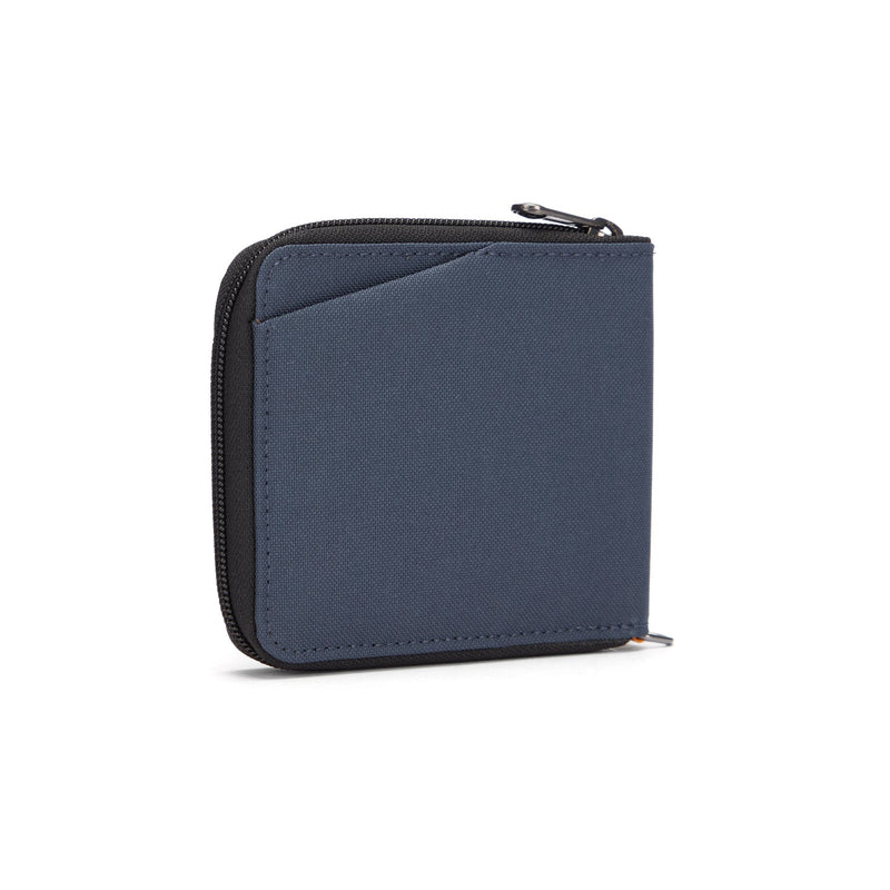 Pacsafe® RFIDsafe™ RFID blocking zip around wallet, Coastal Blue