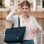 Pacsafe® W Anti-Theft Carryall Tote, Serenity Blue