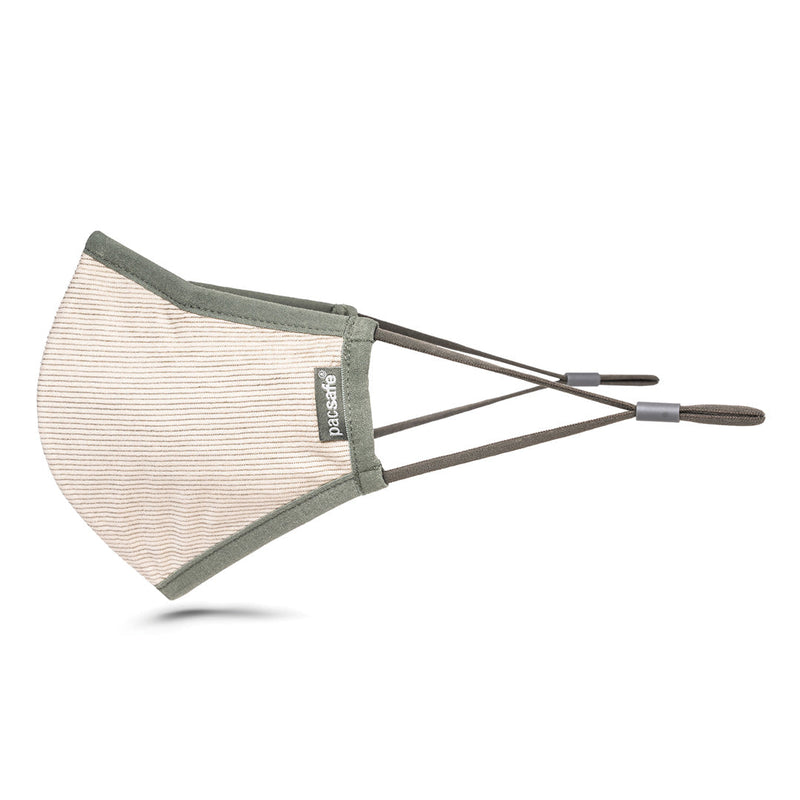 Protective & Reusable Silver iON Face Mask, Silver Beige