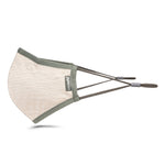 Protective & Reusable Silver iON Face Mask, Silver Beige