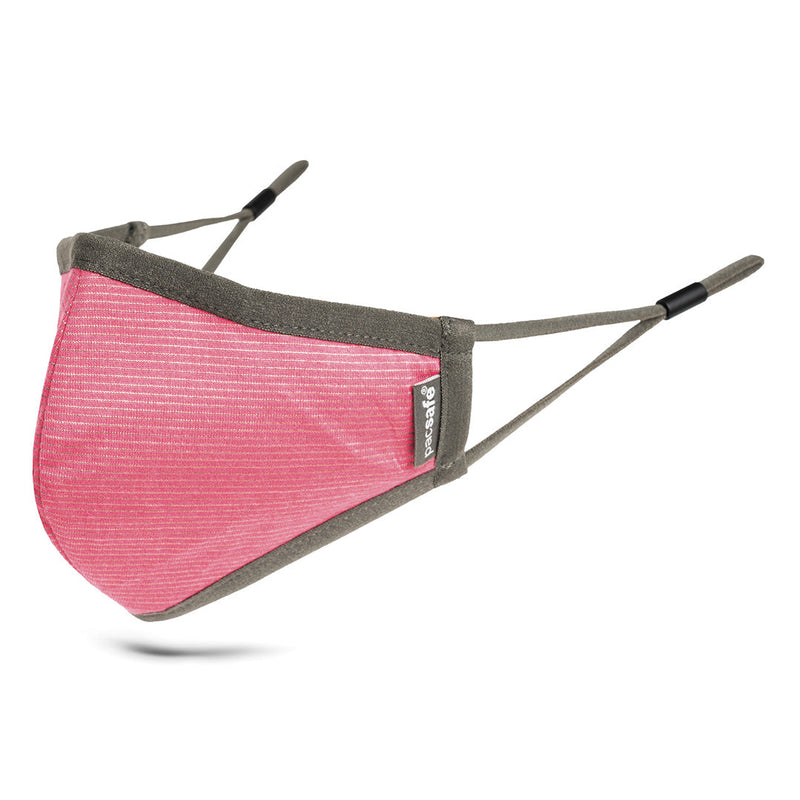 Protective & Reusable Silver iON Face Mask, Silver Pink