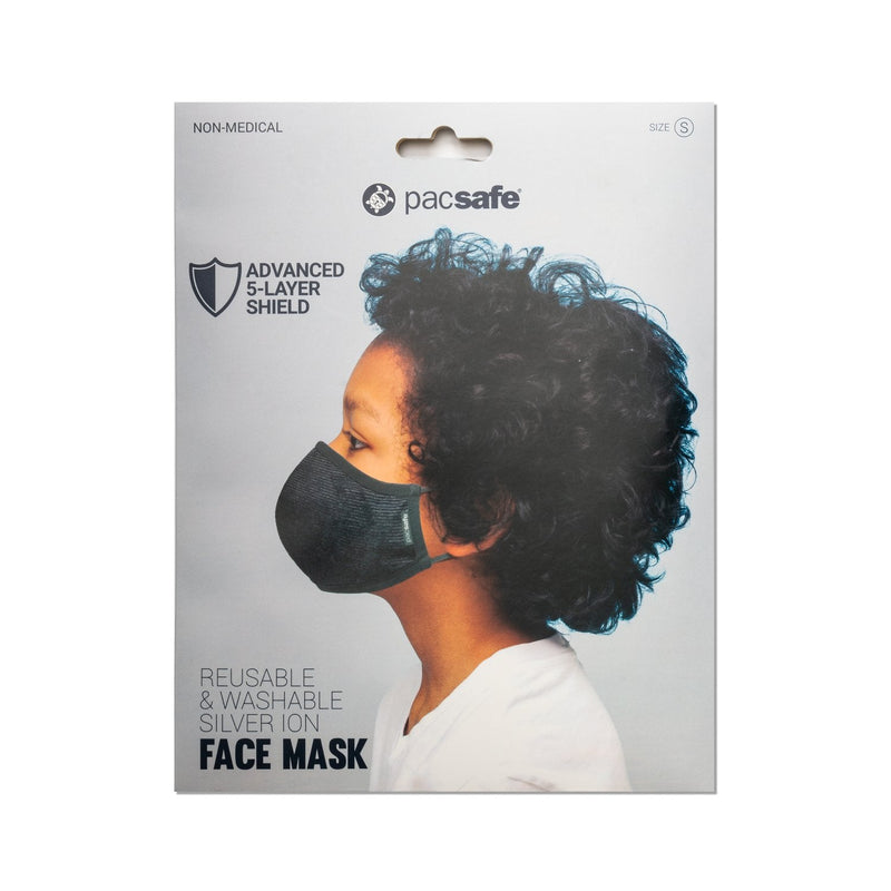 Protective & Reusable Silver iON Face Mask, Silver Beige