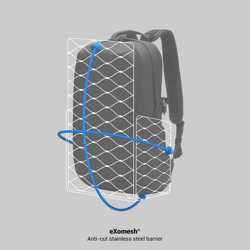 Pacsafe® V 24L Anti-Theft Active Backpack, Black