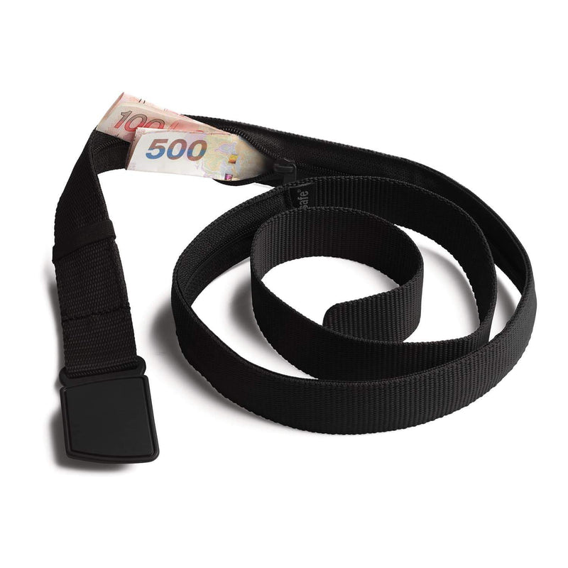 Pacsafe® Cashsafe anti-theft travel wallet belt, Black