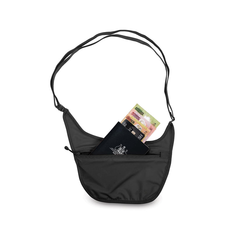 Pacsafe® Coversafe® S80 secret travel body pouch, Black