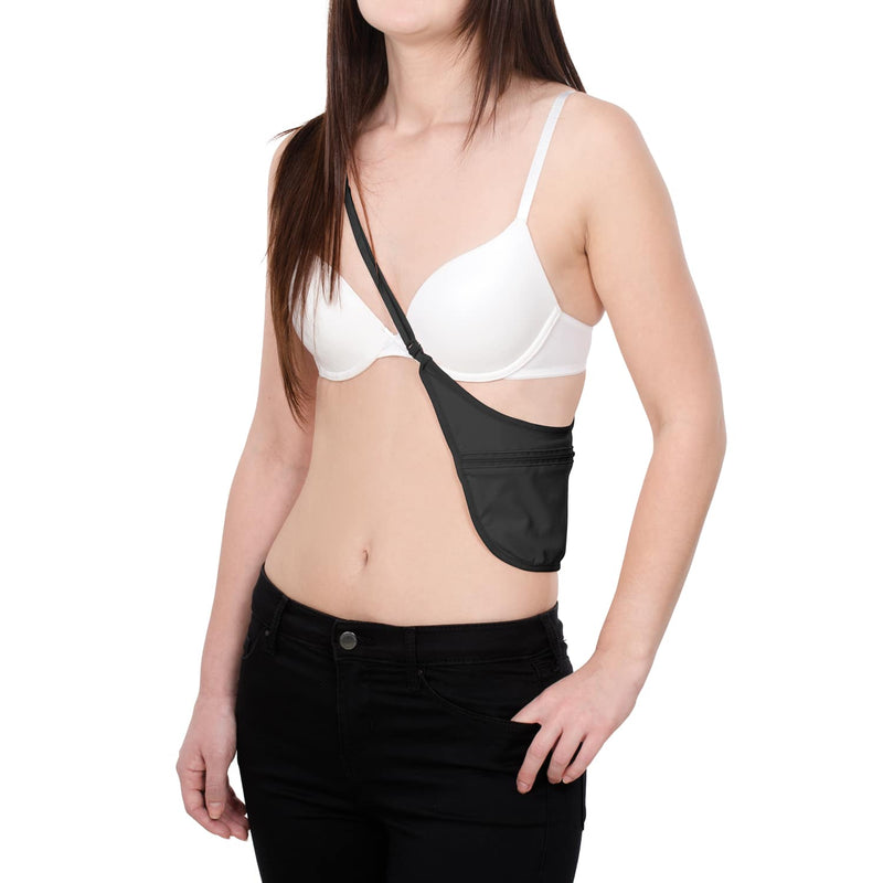 Pacsafe® Coversafe® S80 secret travel body pouch, Black