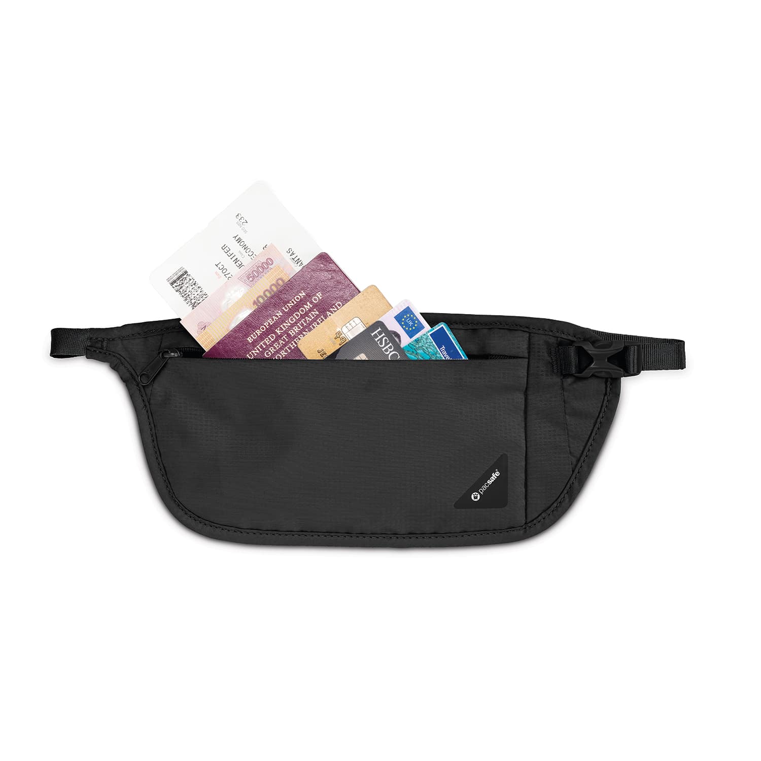 Pacsafe® Coversafe® V100 RFID blocking waist wallet