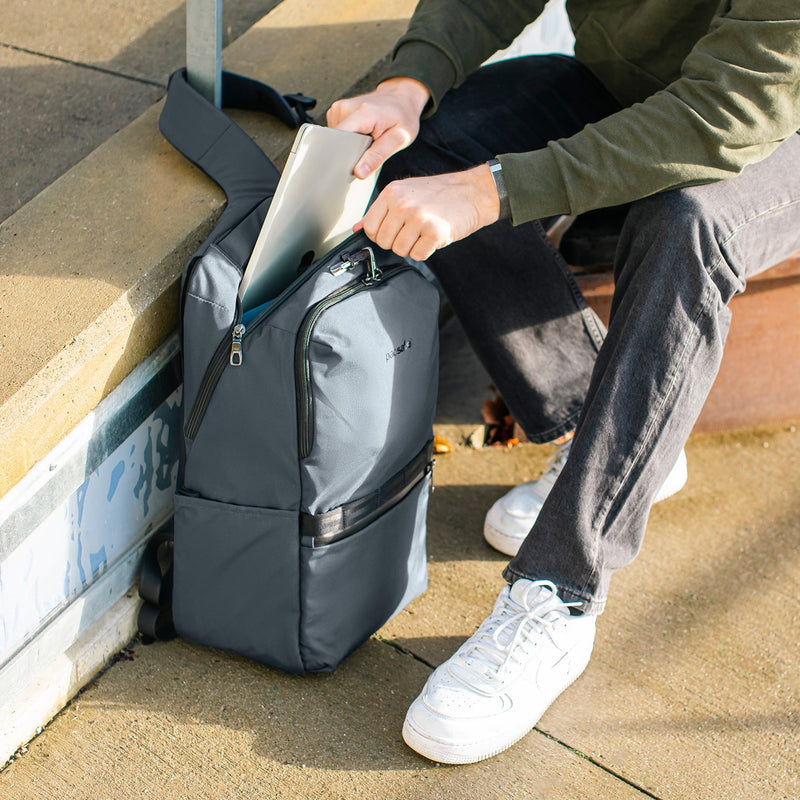 Pacsafe® X 25L anti-theft backpack, Slate