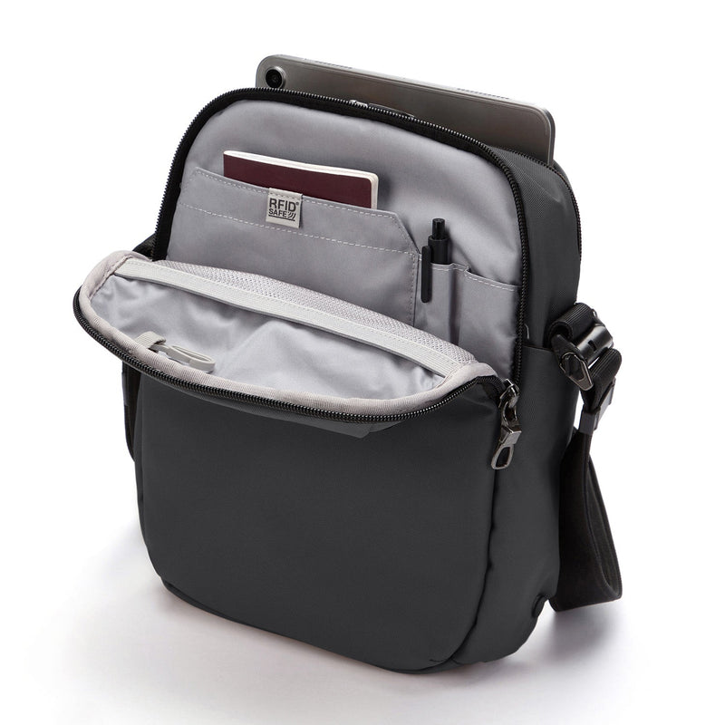 Pacsafe® X anti-theft vertical crossbody, Slate
