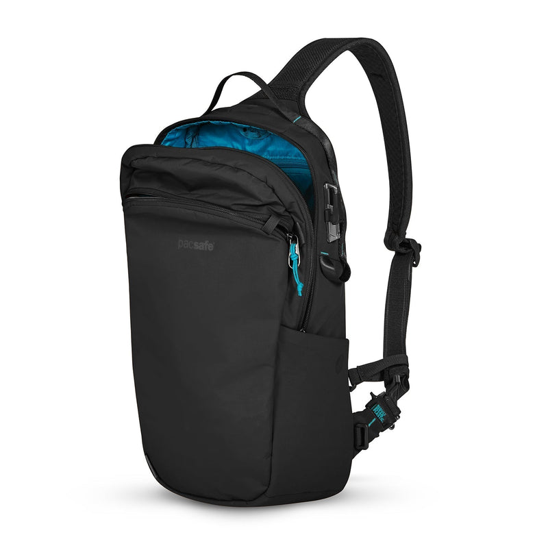 Pacsafe® ECO 12L anti-theft sling backpack, Black