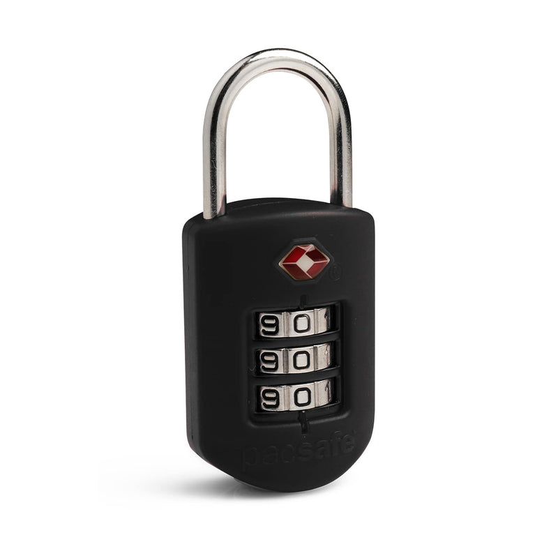 Pacsafe® Prosafe® 1000 Travel Sentry® Approved combination padlock, Black