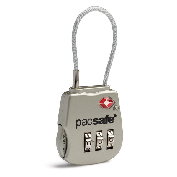 Pacsafe Prosafe 800 Travel Sentry Approved combination cable padlock